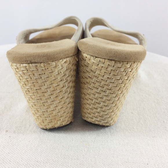 Ugg Cream Wedge Espadrille Sandals- Wedding Ready! - Picture 6 of 8